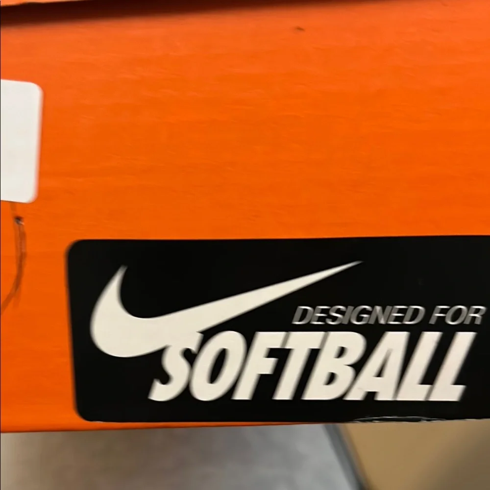 Nike Renew Women's Metal Softball Cleats Black Grey White Low Cut 9.5